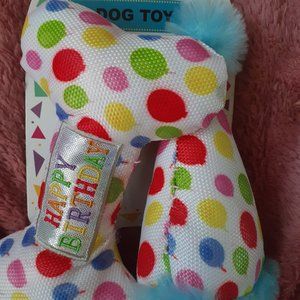 New Listing!! Brand New Birthday Theme Dog Toy-2 PC.